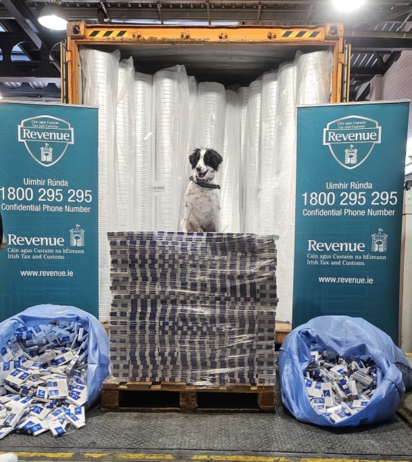Δουβλίνο: Κατάσχεση τεράστιας ποσότητας λαθραίων τσιγάρων αξίας άνω των 6.900.000 ευρώ!