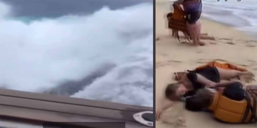 Συγκλονιστικό βίντεο: Ένας νεκρός και αρκετοί τραυματίες από την ανατροπή σκάφους