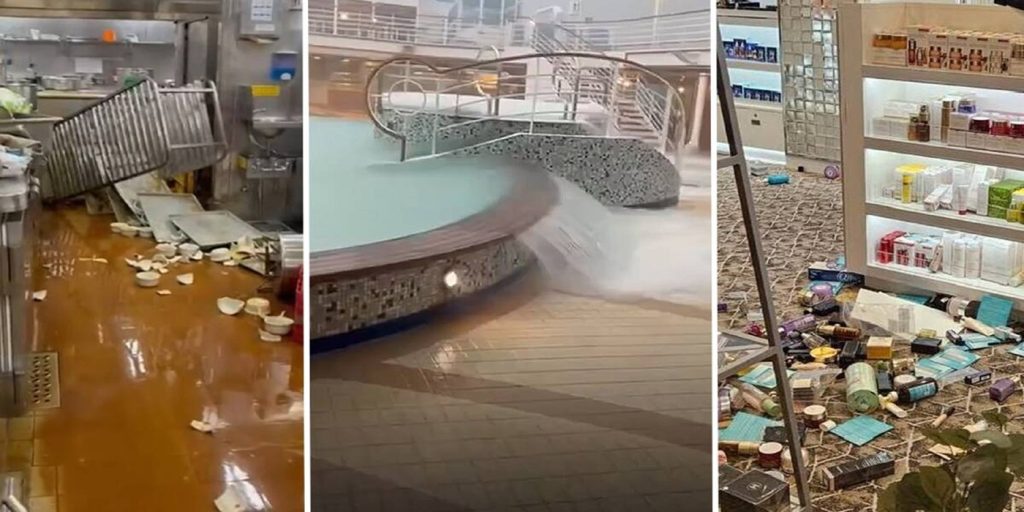 Τρόμος σε κρουαζιερόπλοιο: Τουλάχιστον 16 επιβάτες τραυματίστηκαν (video)