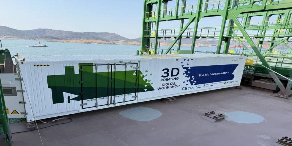 Η HMM δοκιμάζει την 3D εκτύπωση στο πλοίο για την παραγωγή ανταλλακτικών και εξαρτημάτων