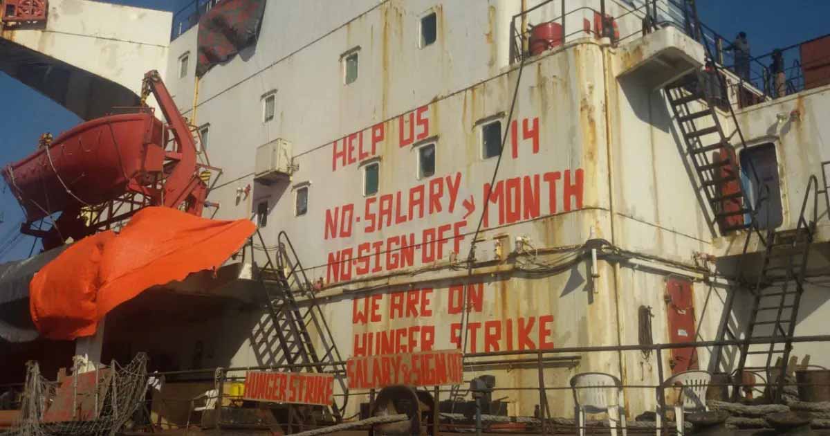 Μήνυμα εγκαταλελειμμένοι ναυτικοί διαμαρτύρονται: «Βοηθήστε μας, είμαστε 14 μήνες απλήρωτοι»