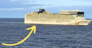 πτώση στη θάλασσα από κρουαζιερόπλοιο