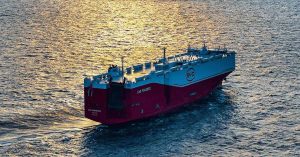 Το πλοίο μεταφοράς οχημάτων με LNG BYD Shenzhen έτοιμο για το παρθενικό του ταξίδι.