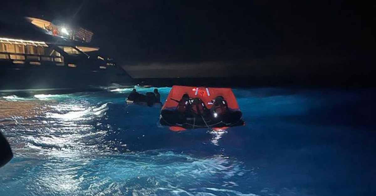 Το πλήρωμα του σουπεργιοτ Utopia IV που αποζημιώθηκε μετά από σύγκρουση με δεξαμενόπλοιο