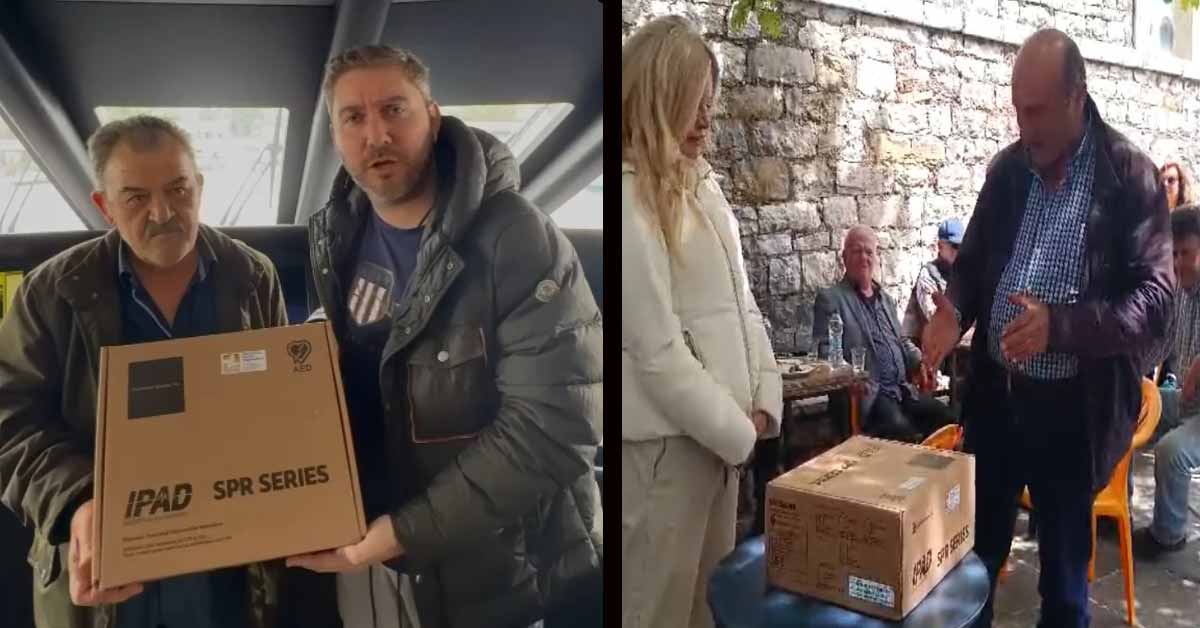 Τοποθέτηση απινιδωτή στο χωριό Δραγώγι με πρωτοβουλία της ΠΕΠΙΕΘ