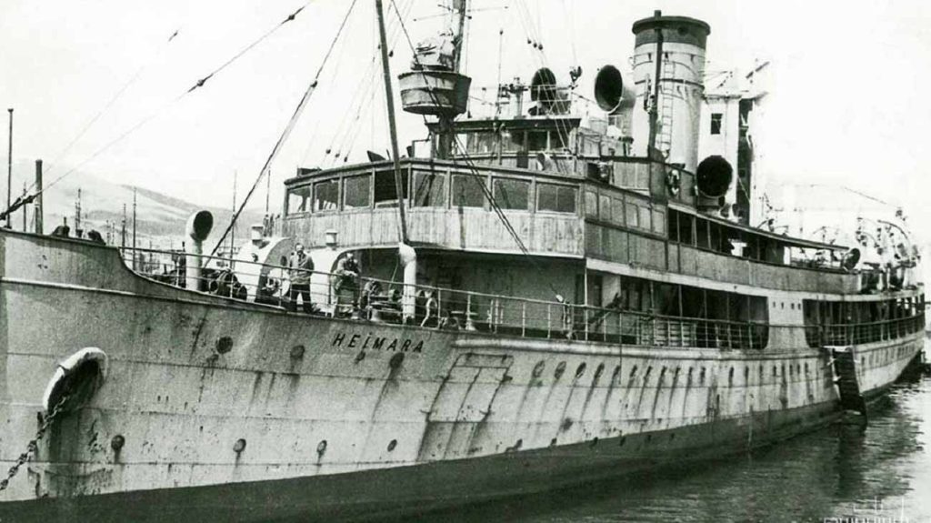 Φωτογραφία του επιβατηγού πλοίου Χειμάρρα – λίγες ώρες πριν το ναυάγιο το 1947