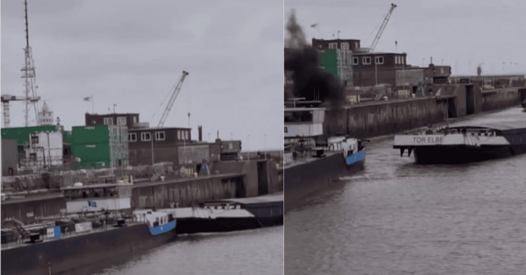 Σύγκρουση φορτηγού πλοίο με δεξαμενόπλοιο στο κανάλι του Κιέλου