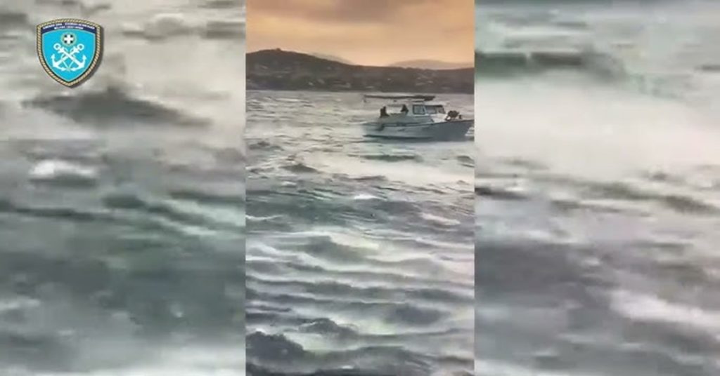 Αρτέμιδα: Διάσωση kite surf σε Δυσμενείς Καιρικές Συνθήκες (video)