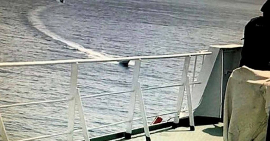 επίθεση μη επανδρωμένου σκάφους σε πλοίο στον Περσικό