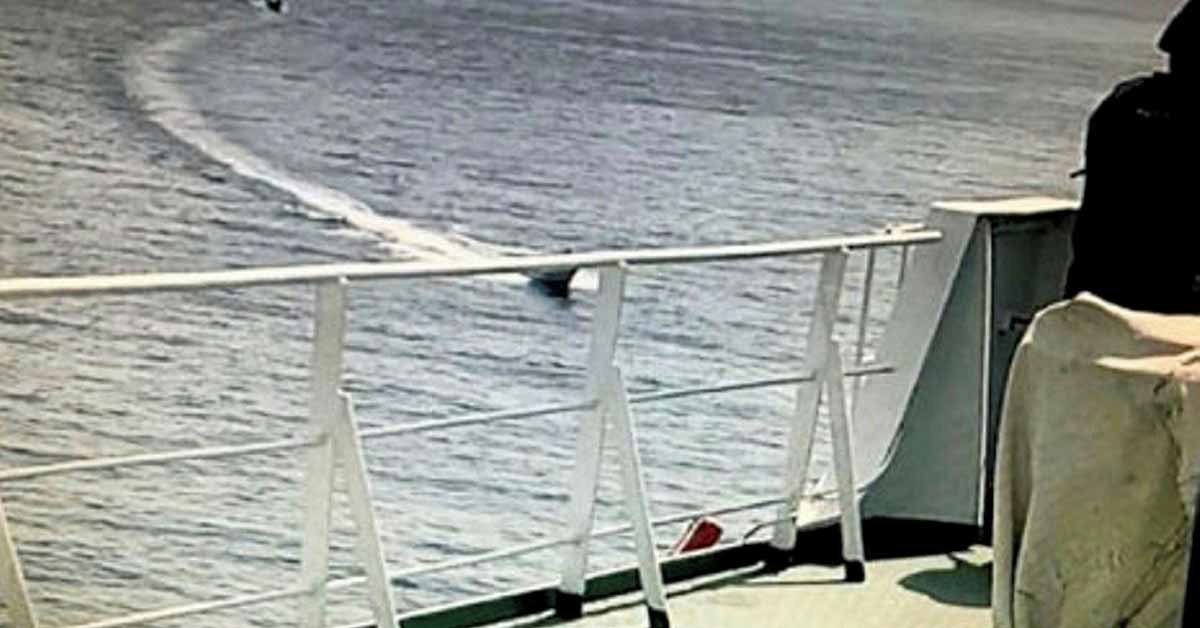 επίθεση μη επανδρωμένου σκάφους σε πλοίο στον Περσικό