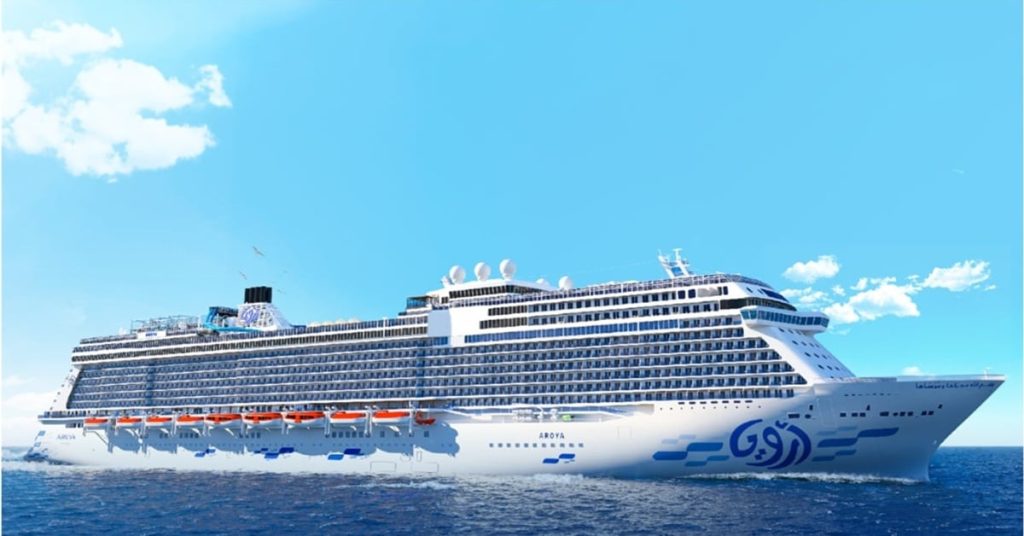 Το κρουαζιερόπλοιο “Aroya” με Άραβες τουρίστες για πρώτη φορά στο λιμάνι της Ρόδου