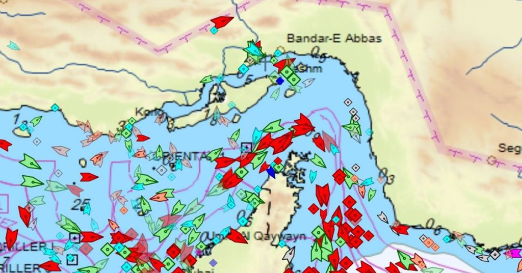 Το ελληνικό τάνκερ που διασχίζει τα στενά του Ορμούζ αυτή την στιγμή