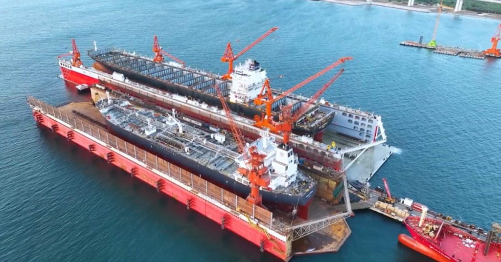 Η ναυπηγική βιομηχανία της Τουρκίας εξελίσσεται – Σε λειτουργία νέα πλωτή δεξαμενή 369 μέτρων