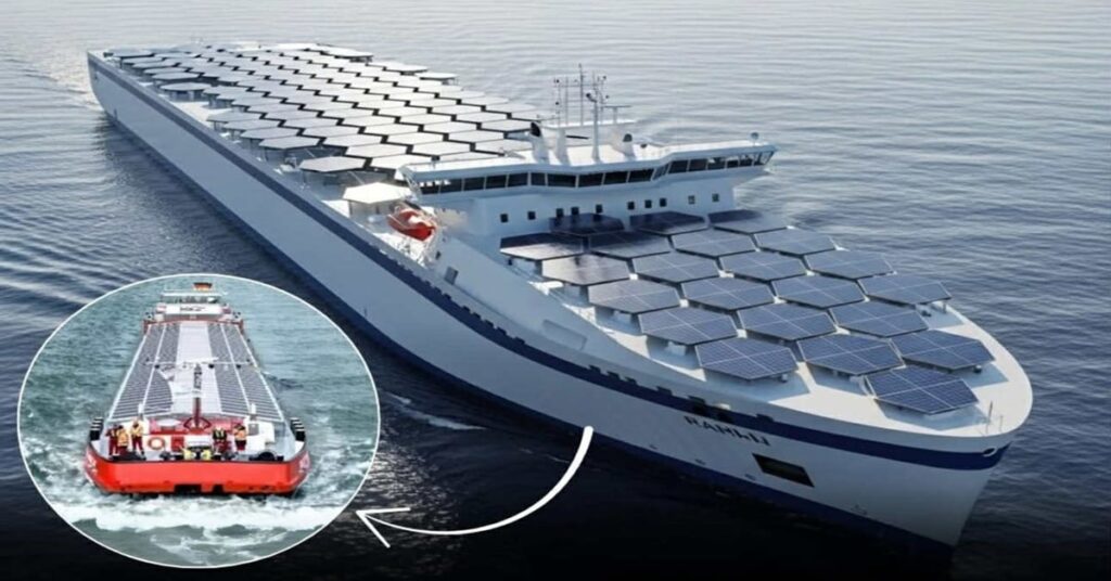 Το πρώτο υβριδικό φορτηγό πλοίο που θα κινείται με ηλιακή ενέργεια!