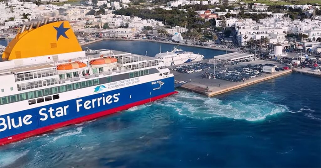 Blue Star Delos: Εκπληκτικό ρεμέτζο 2' λεπτών στην Πάρο! (video)