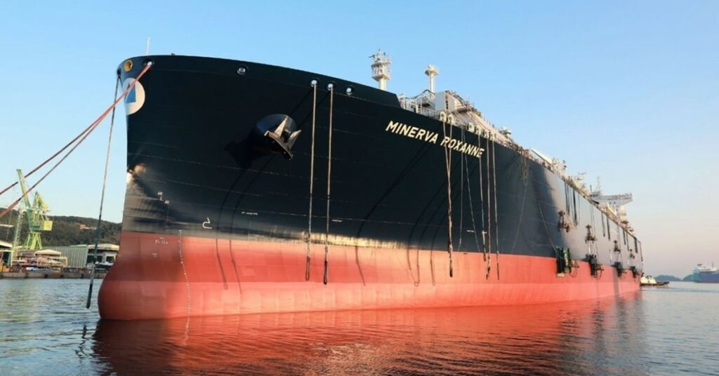 Minerva Roxanne: Το νεότευκτο LNG της Minerva Gas καθελκύστηκε