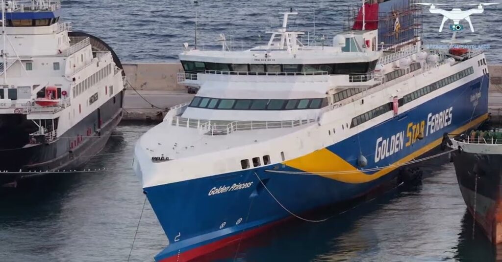 Golden Princess: Έτοιμο με τα νέα του σινιάλα το νέο ταχύπλοο της Golden Star Ferries (video)