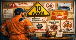 10 επαγγελματικά λάθη που ένας ναυτικός πρέπει να αποφύγει