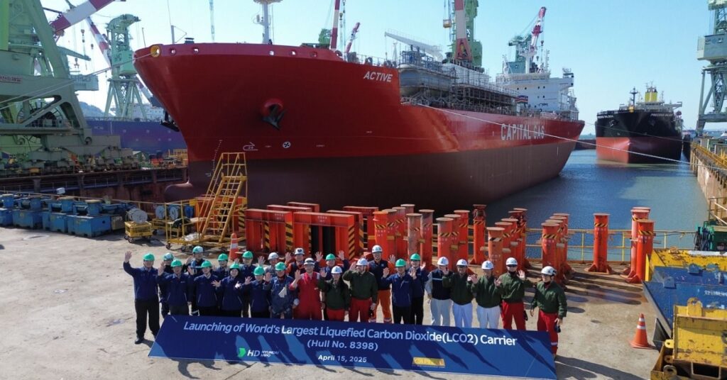 Το πρώτο μεγάλο LCO₂ carrier στον κόσμο παραδόθηκε στην Capital του Βαγγέλη Μαρινάκη