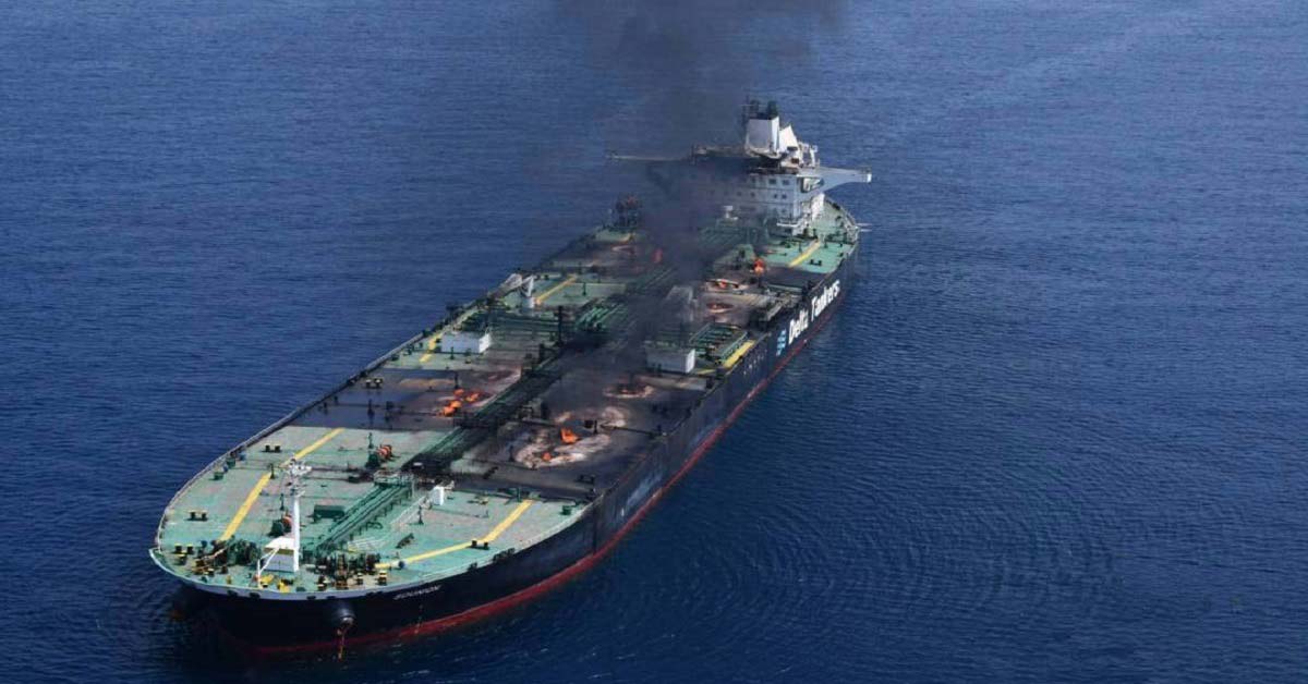 Στο «σφυρί» το δεξαμενόπλοιο ‘’Sounion’’ που χτυπήθηκε από τους αντάρτες Χούθι