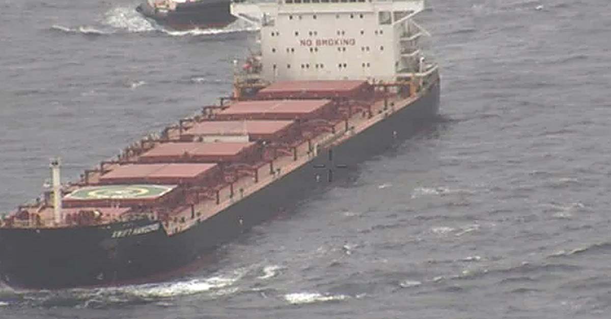 Υπό κράτηση φορτηγό πλοίο στην Αυστραλία – Είχε μείνει ακυβέρνητο λόγω μηχανικής βλάβης για 24 ημέρες!