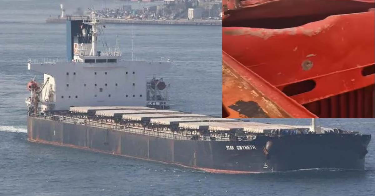 Βίντεο: Οι ζημιές στο Ελληνόκτητο πλοίο που χτυπήθηκε στα Στενά του Ορμούζ