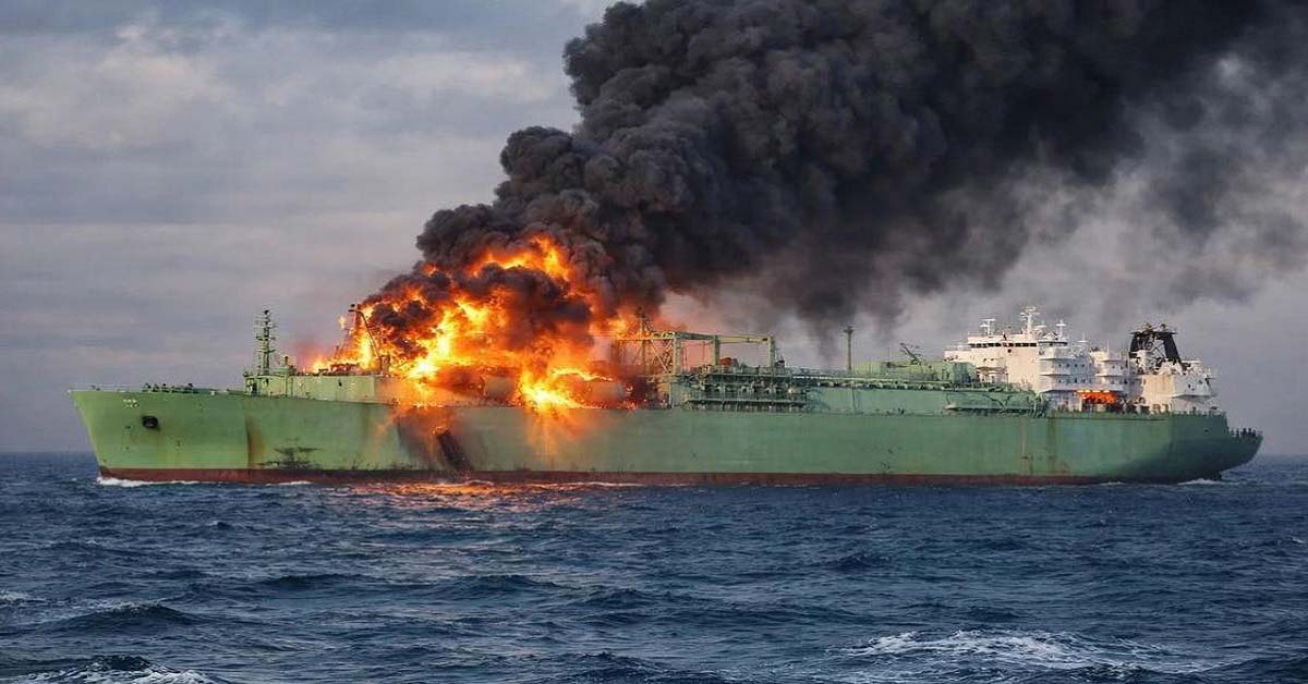 Ανησυχία στη ναυτιλία μετά την έκρηξη στο πλοίο LNG Arctic Metagaz στη Μεσόγειο