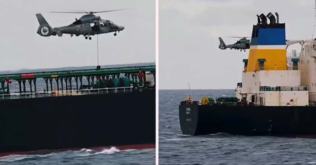 Ρεσάλτο του Γαλλικού Ναυτικού σε τάνκερ φορτωμένο με 100.000 τόνους πετρελαίου