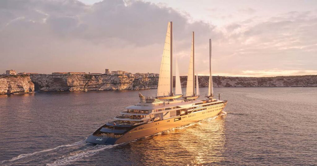 Έσπασε όλα τα ρεκόρ ταχύτητας το νέο κρουαζιερόπλοιο-ιστιοφόρο των 220 μέτρων