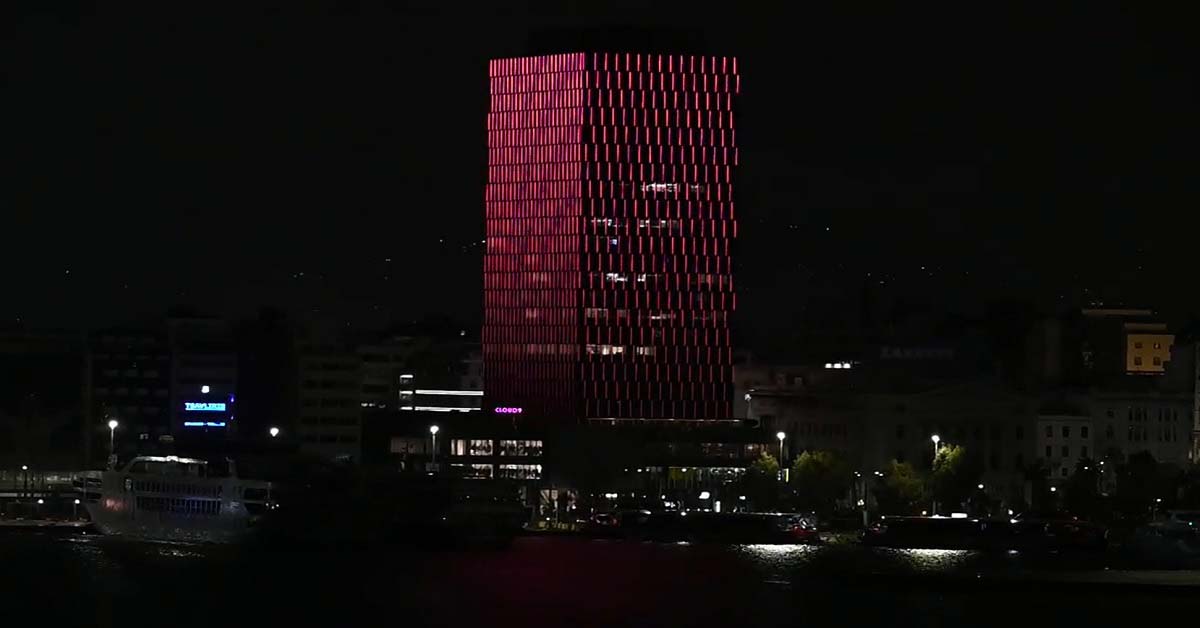 Ποια γνωστή ναυτιλιακή εταιρεία εγκαταστάθηκε στον Πύργο;