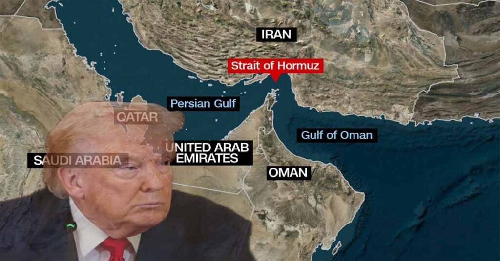 «Βόμβα» Τραμπ για το Ορμούζ: «Δεν είναι δική μας δουλειά η ασφάλεια των στενών»