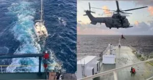 Πλοίο RoRo διέσωσε 4 ανθρώπους από ιστιοπλοϊκό που έπλεε σε μία από τις χειρότερες θάλασσες του κόσμου