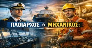 Πλοίαρχος ή Μηχανικός; Μια κρίσιμη επιλογή σπουδών και σταδιοδρομίας για τον νέο άνθρωπο
