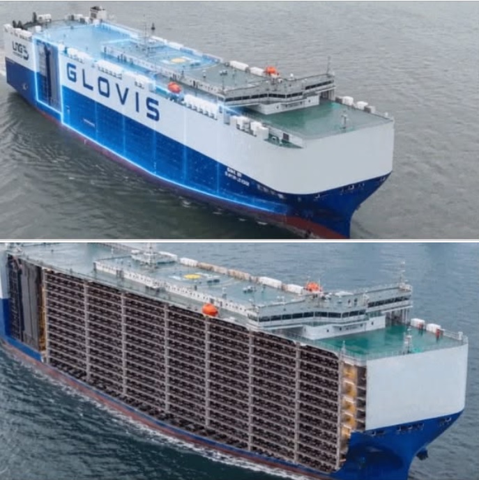 Το νέο πλοίο RoRo που μεταφέρει πάνω από 10.000 αυτοκίνητα