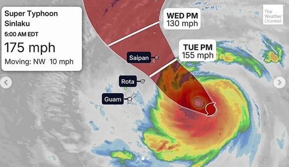 Φορτηγό πλοίο με σημαία ΗΠΑ εξαφανίστηκε μέσα στον υπερτυφώνα Sinlaku 