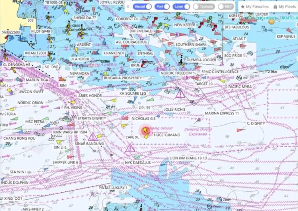 Σύγκρουση ελληνόκτητου και ιαπωνικού φορτηγού πλοίου capesize στην Σιγκαπούρη (Φωτογραφίες)