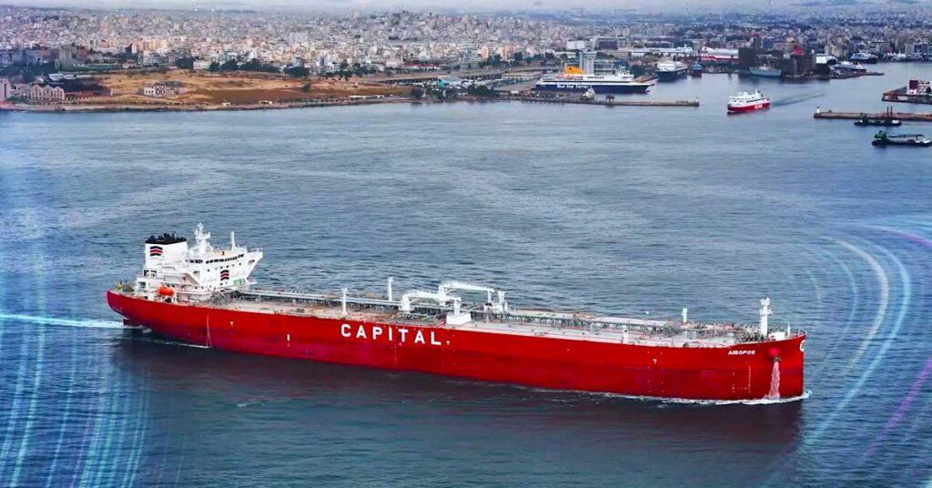 Το νέο εντυπωσιακό δεξαμενόπλοιο της Capital Ship Management στον Πειραιά