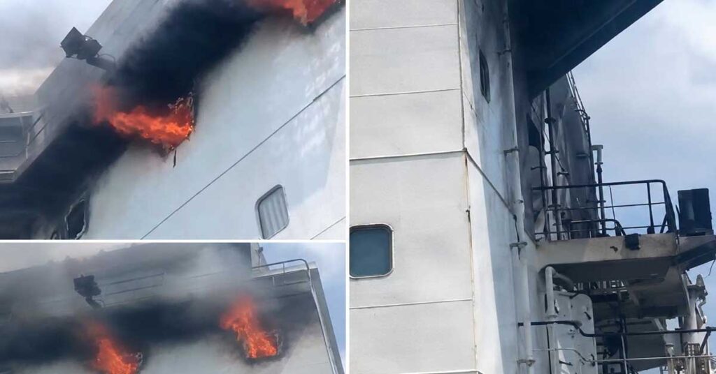 Αγνοείται Α’ μηχανικός μετά από πλήγμα drone δίπλα στην καμπίνα του