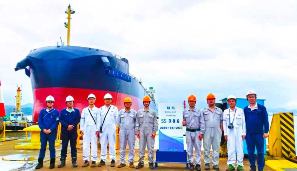 Η Safe Bulkers καθέλκυσε το πρώτο της φορτηγό πλοίο διπλού καυσίμου μεθανόλης