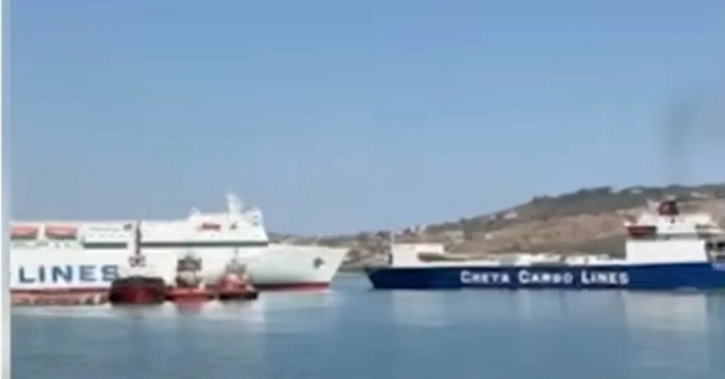 Χανιά: Καρέ-καρέ η σύγκρουση των δύο πλοίων στη Σούδα – Δικογραφία από το Λιμενικό (video)