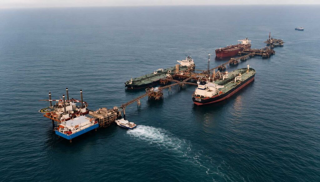 Ο τερματικός σταθμός φόρτωσης VLCC στην Basrah του Ιράκ