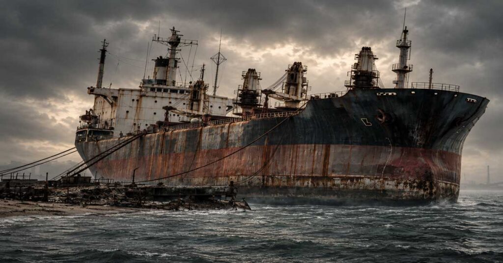 5 ναυτικοί έμειναν 10 μήνες εγκλωβισμένοι σε εγκαταλελειμμένο πλοίο για να το κρατούν ασφαλές