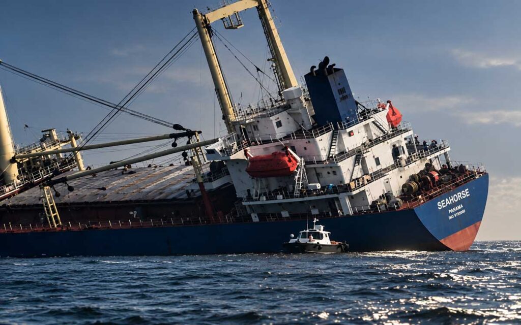 Μυστήριο με τη μεγάλη κλίση φορτηγού πλοίου στον Λίβανο