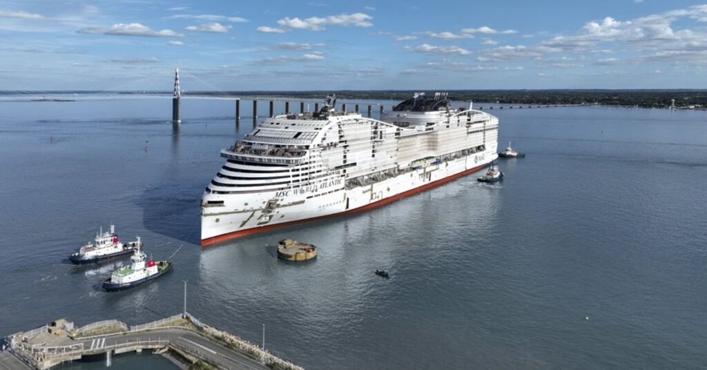 MSC World Atlantic: Καθελκύστηκε η νεότευκτη ναυαρχίδα της MSC Cruises (video & photos)