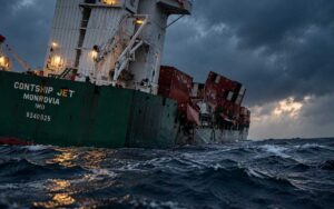 Βυθίστηκε το ελληνόκτητο πλοίο στη Μαύρη Θάλασσα – Δεκάδες κοντέινερ με επικίνδυνα φορτία επιπλέουν